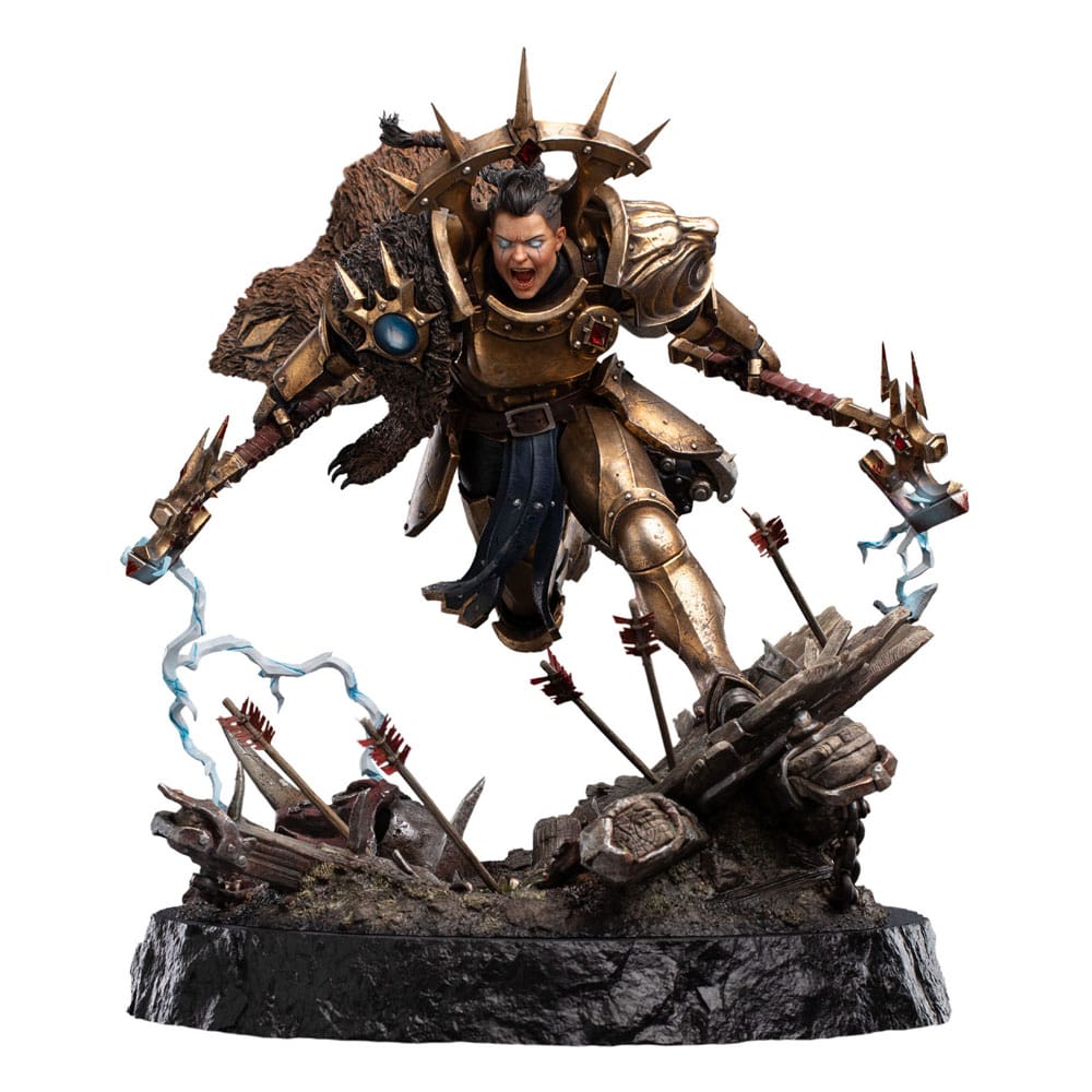 Warhammer: Age of Sigmar Szobor 1/6 Neave Blacktalon The God-King’s Assassin Limitált Kiadás 40 cm