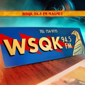 STRANGER THINGS WSQK HAWKINS HITMAKER KIT SQUARE BANNER ENG WSQK MAGNET