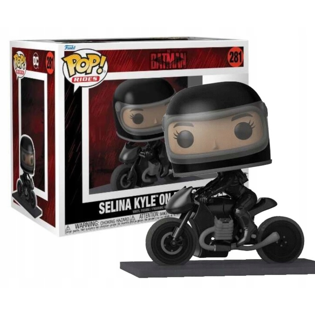 Batman POP! Rides Deluxe Vinyl Figure Selina on Motorcycle 15 cm