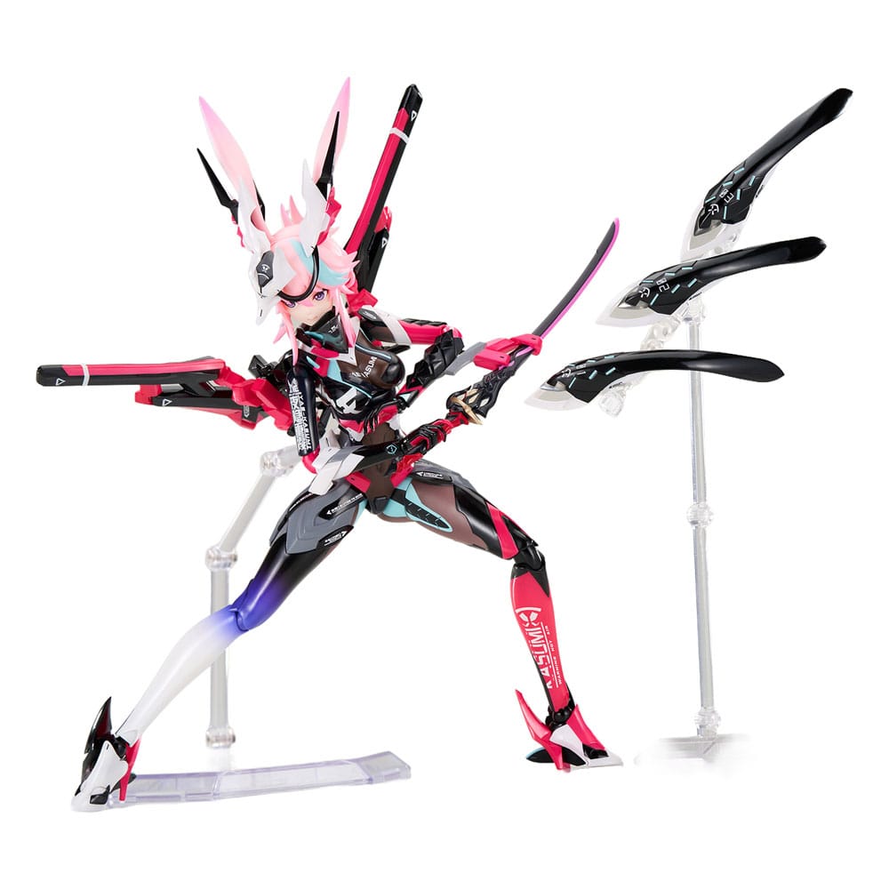 Honkai Impact 3rd Arctech Posable Series Akció Figurák 1/8 Sakura Yae Darkbolt Jonin Neon Shade Ver. 22 cm