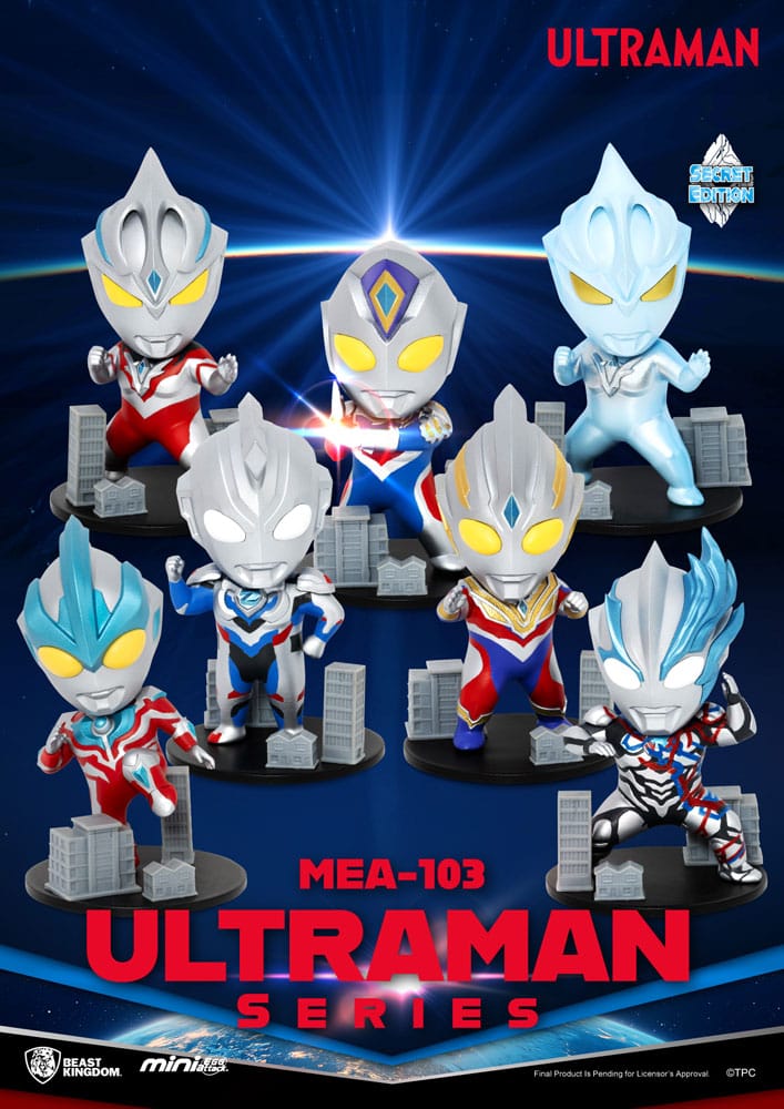 Ultraman Mini Egg Attack Blind Doboz Figurák Ultraman Series 1 9 cm Válogatás (6)
