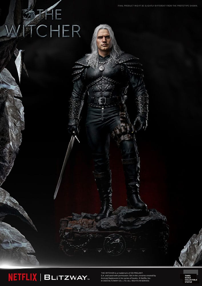 The Witcher Infinite Scale Szobor 1/3 Geralt of Rivia 74 cm