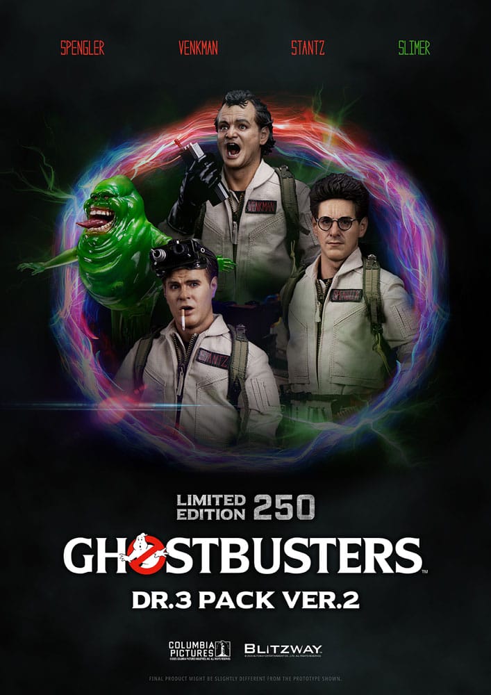 Ghostbusters Prémium UMS Akciófigura 3-as Csomag 1/6 Venkman, Stantz, Spengler Ver. 2 31 cm