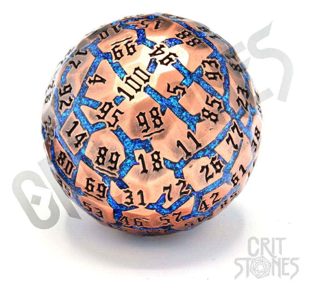 CritStones Metal Dobókocka D100 Hextech Orb