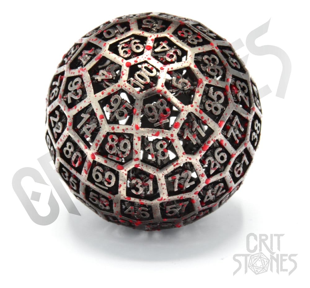 CritStones Hollow Metal Dobókocka D100 Centigrave