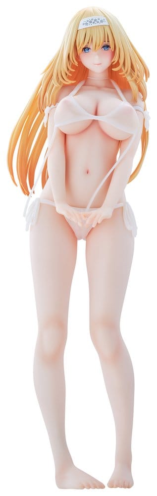 Original Model Szobor 1/5 Tomoe Sakura Swimsuit Blonde Haj Wholesome Ver. Illustration by Toshi Tsutakaze 32 cm