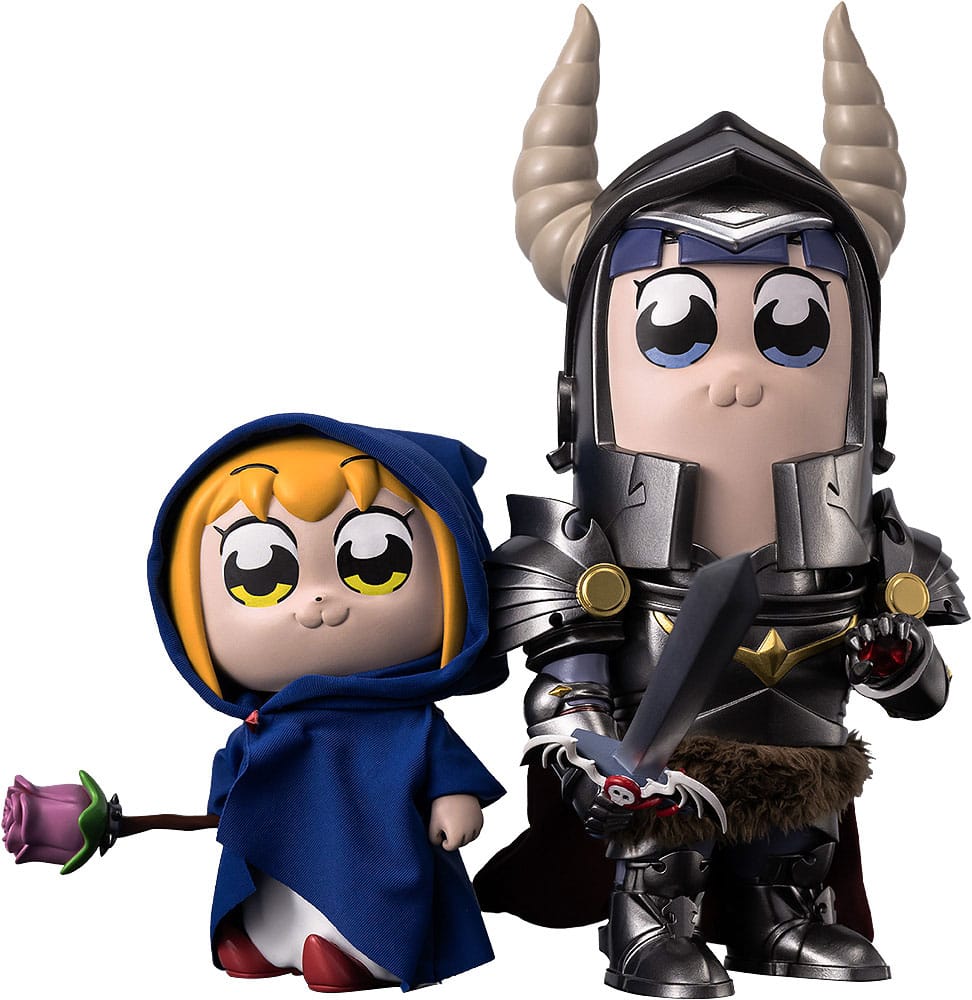 Pop Team Epic Vinyl Figurák 2-Csomag Chibi Creature Popuko & Pipimi Shining Shoulder Ver.