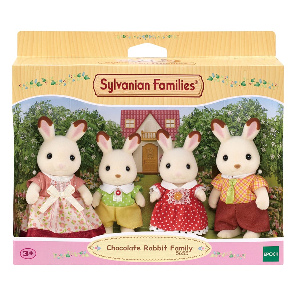 Sylvanian Families: Family chocolate bunnies Figura 8 cm