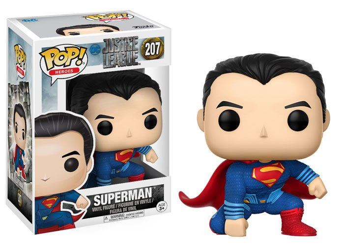 Justice League Movie POP! Movies Vinyl Figura Superman (Landing Pose) 9 cm