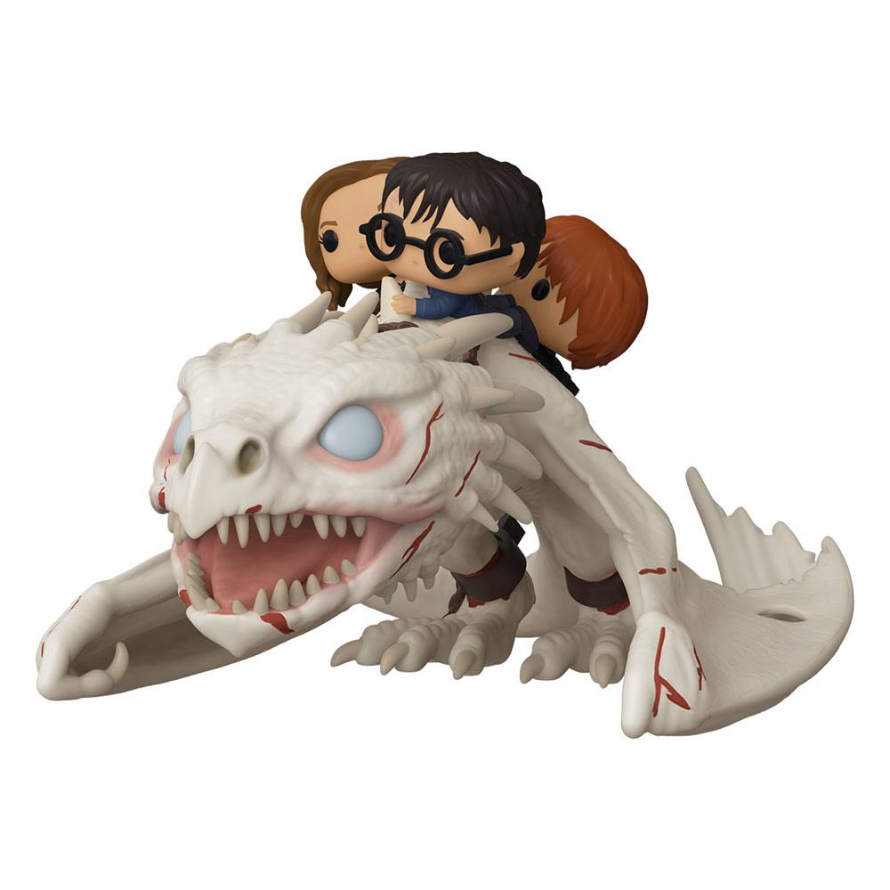 Harry Potter POP! Rides Vinyl Figura Dragon w/Harry, Ron, & Hermione 15 cm