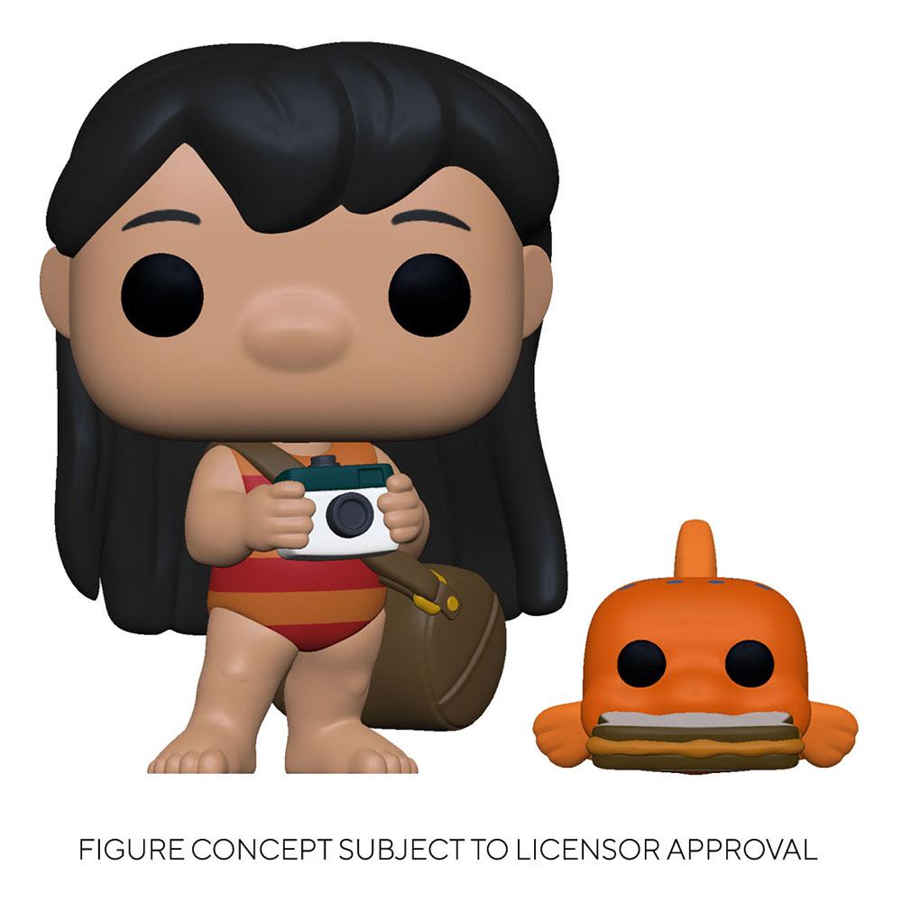 Lilo & Stitch POP! & Buddy Vinyl Figura Lilo w/Pudge 9 cm