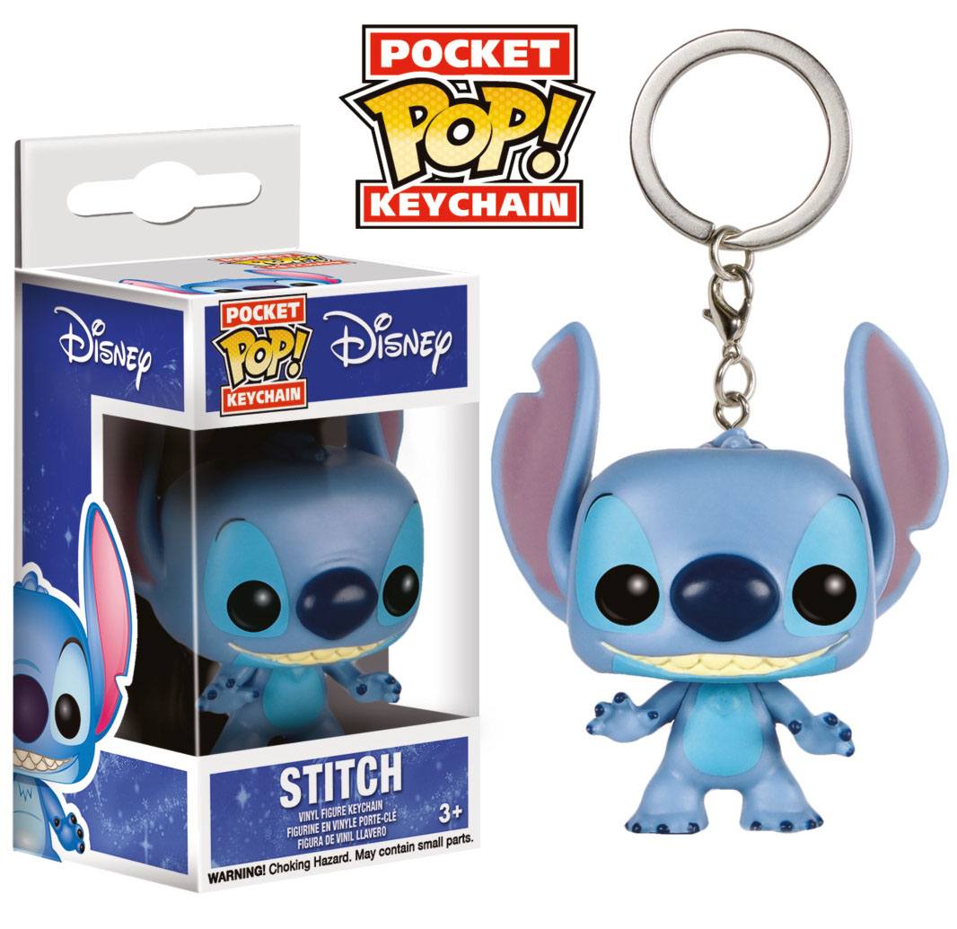 Lilo & Stitch Pocket POP! Vinyl Kulcstartó Stitch 4 cm