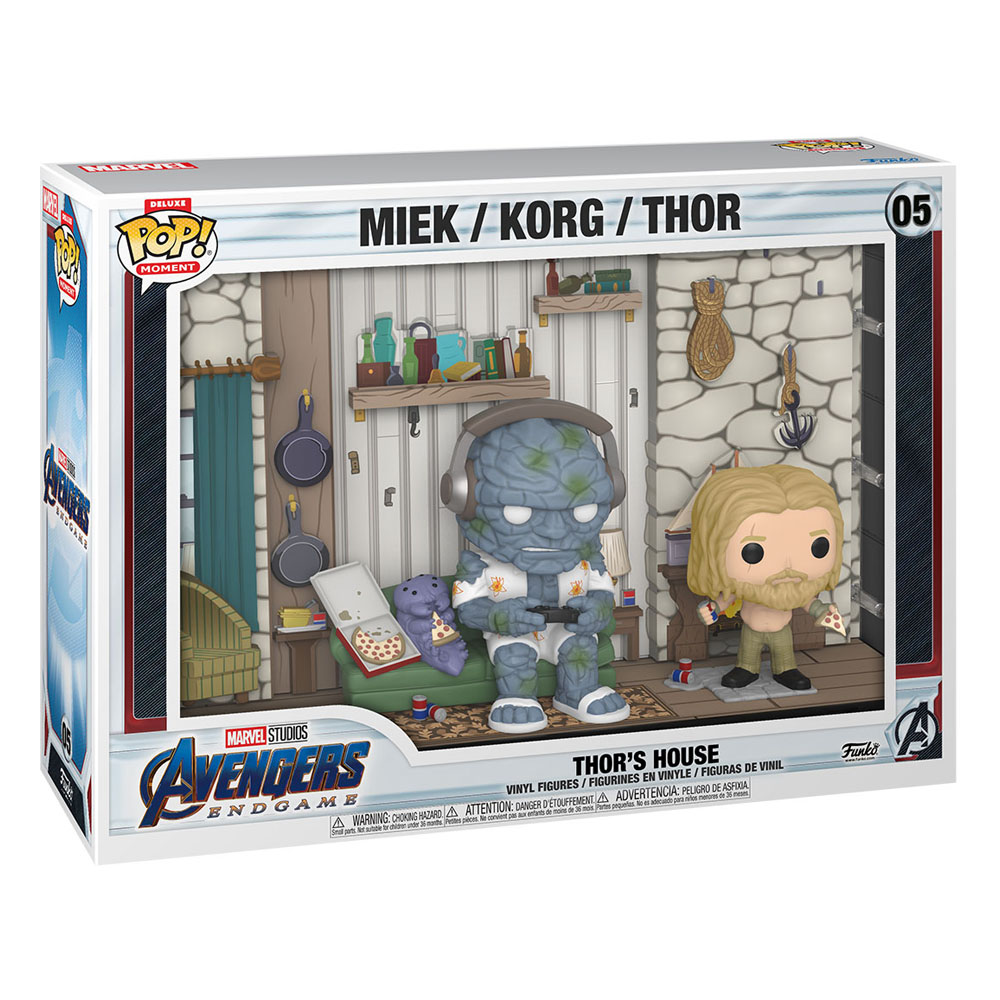 Avengers Endgame POP Moments Deluxe Vinyl Figures 2-Pack Thor’s House 9 cm