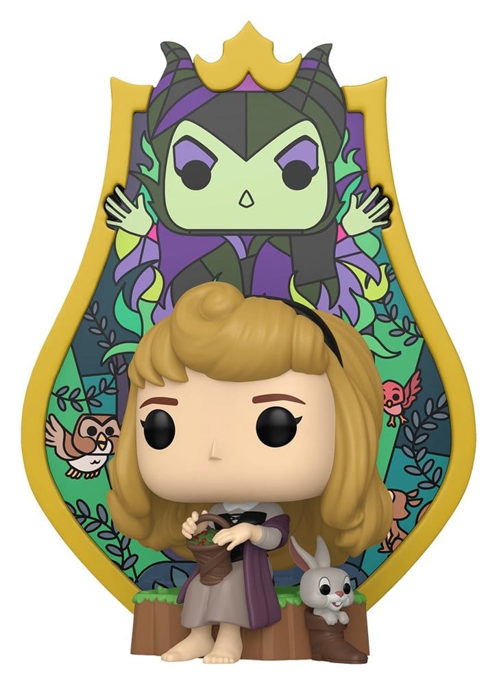 Disney POP! Deluxe Vinyl Figura Aurora(Pohár) 9 cm