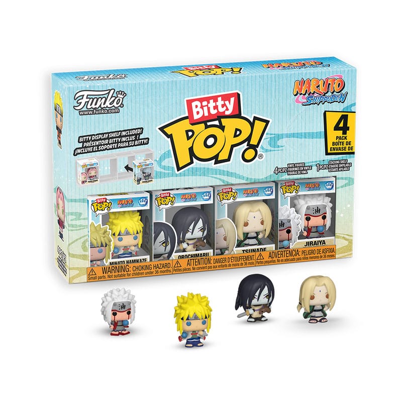 Naruto Shippuden Bitty POP! Vinyl Figura 4-es Csomag Team 2 2,5 cm
