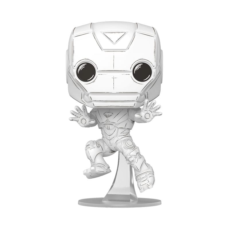 Marvel POP! Vinyl Figura Sketched – Iron Man 9 cm