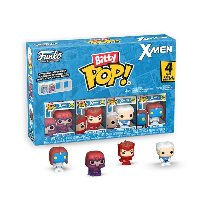 X-Men Bitty POP! Vinyl Figura 4-es Csomag Magneto 2,5 cm