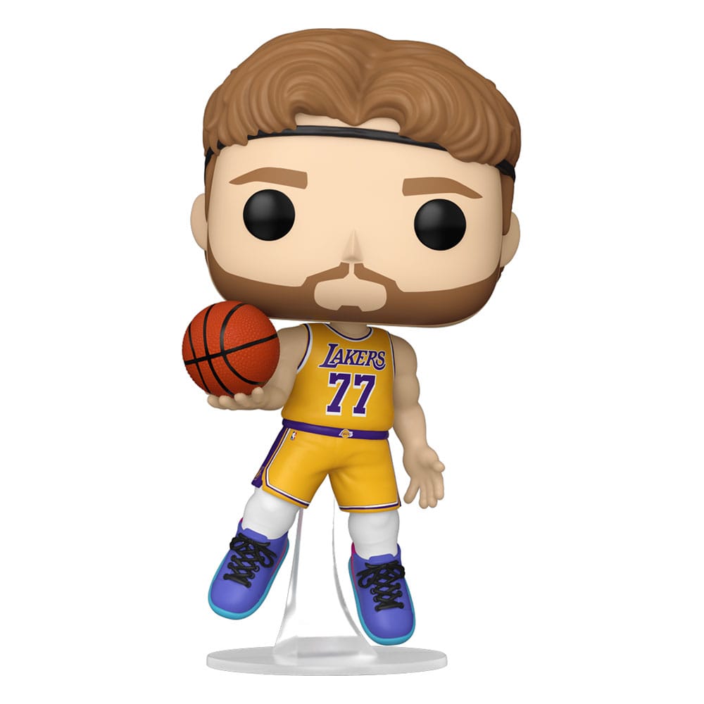 NBA POP! Basketball Vinyl Figura Los Angeles Lakers: Luka Doncic (2025 Icon Kiadás Uniform) 9 cm