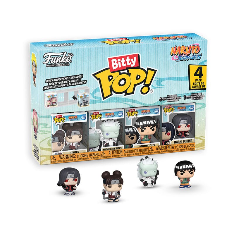 Naruto Shippuden Bitty POP! Vinyl Figura 4-es Csomag Battles 2,5 cm