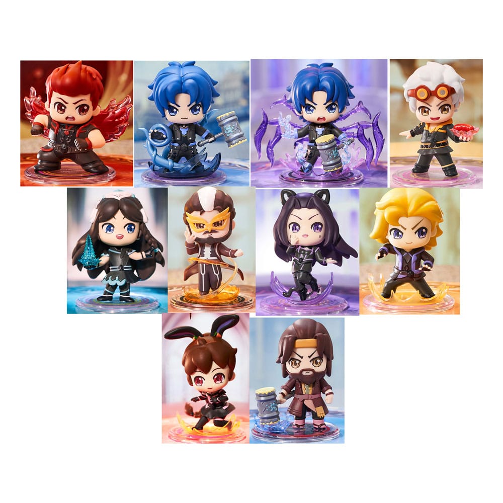 Soul Land Doula Continent Series Mini Figurák Second Bullet College Elite Competition 11 cm Készlet (8)