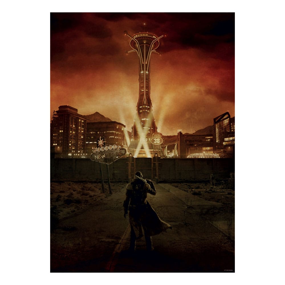 Fallout: New Vegas Art Print Limitált Kiadás 42 x 30 cm