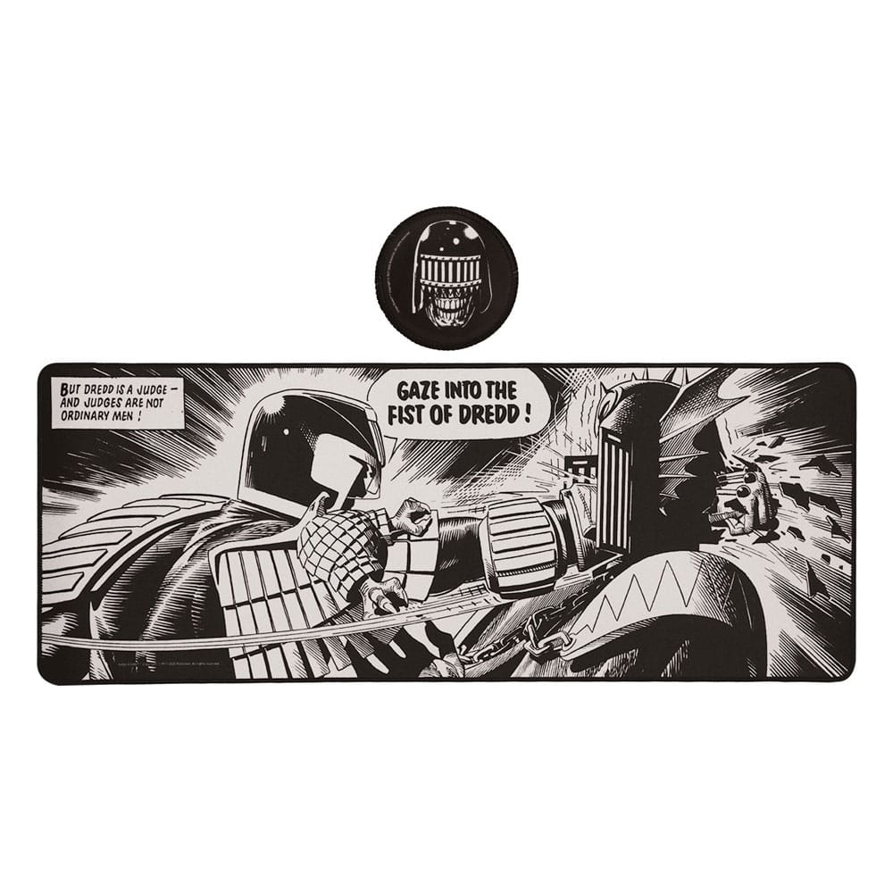 2000 AD Desk Pad & Poháralátét Csomag Judge Dredd