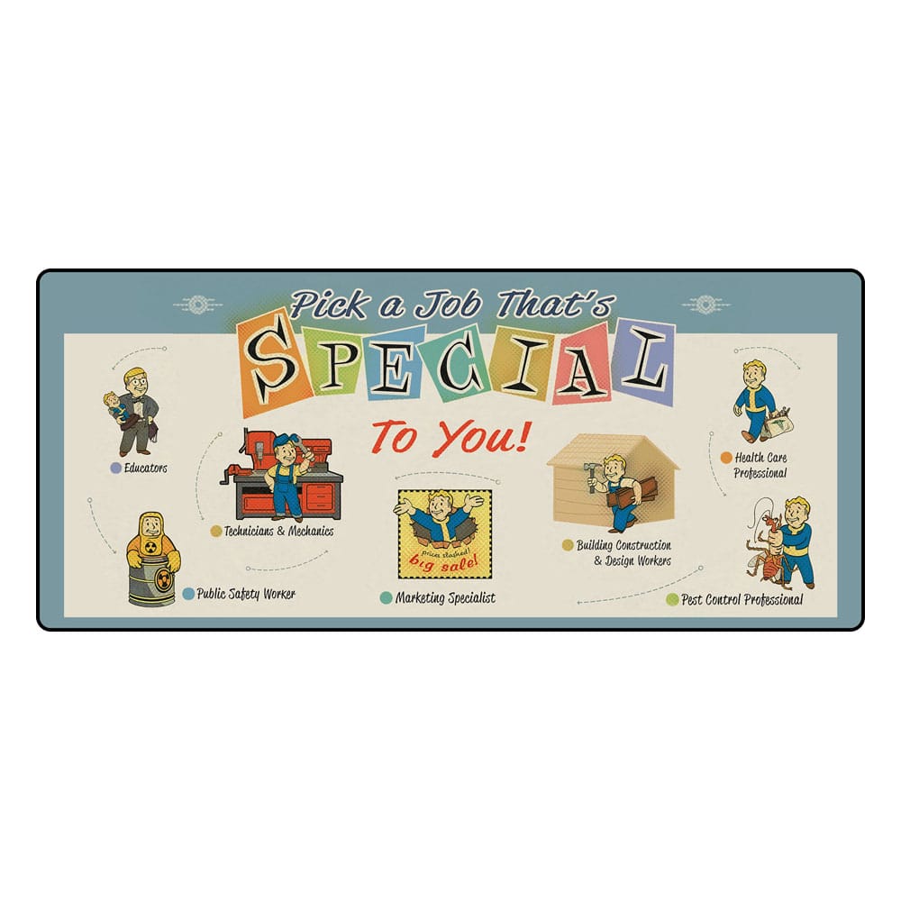 Fallout XXL Egéralátét Special