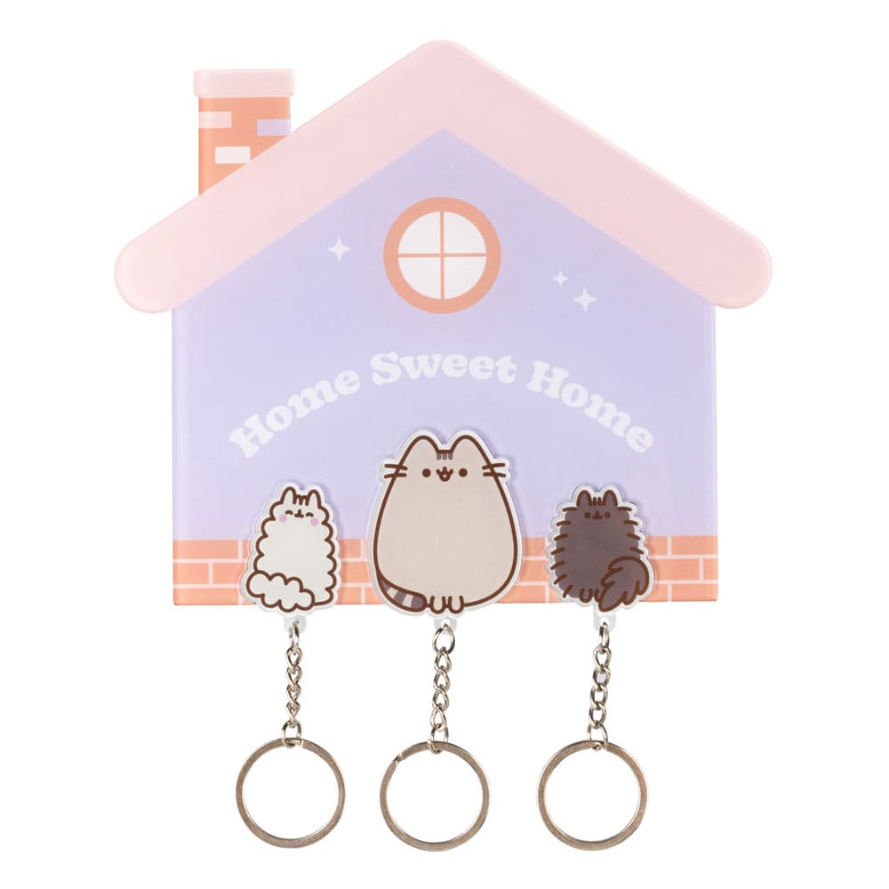 Pusheen Kulcs rack incl. 3 Kulcs rings