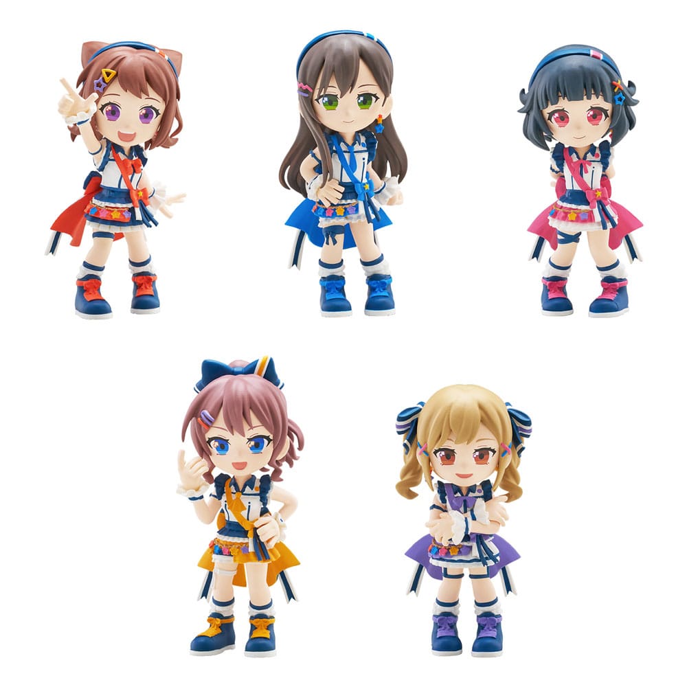 BanG Dream! Poppin’Party PalVerse PVC Figurák 9 cm Válogatás (6)