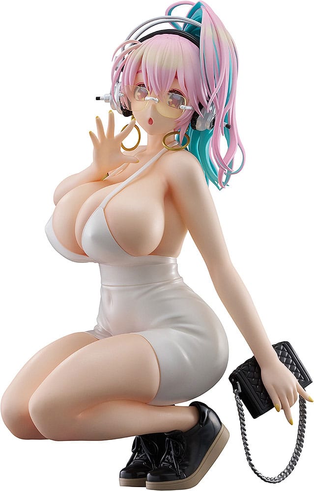 Super Sonico Pop Up Parade PVC Szobor Super Sonico: 15th Mini Dress Ver. L Size 20 cm