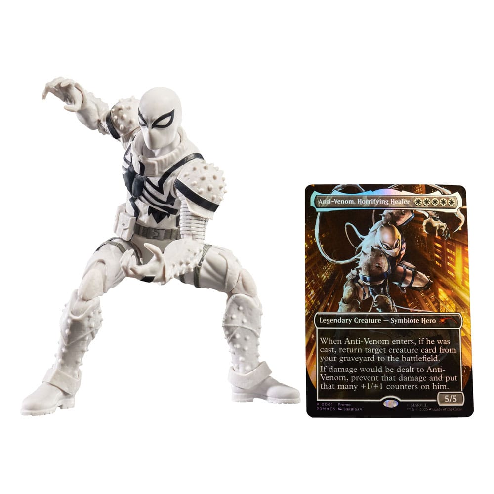 Marvel Legends Magic: The Gathering Akciófigura Agent Anti-Venom (plus Exkluzív Foil Kártya) 15 cm