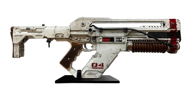 Alien: Romulus Model Életnagyságú Replika Pulse Rifle HCG Exkluzív Weathered Kiadás 71 cm