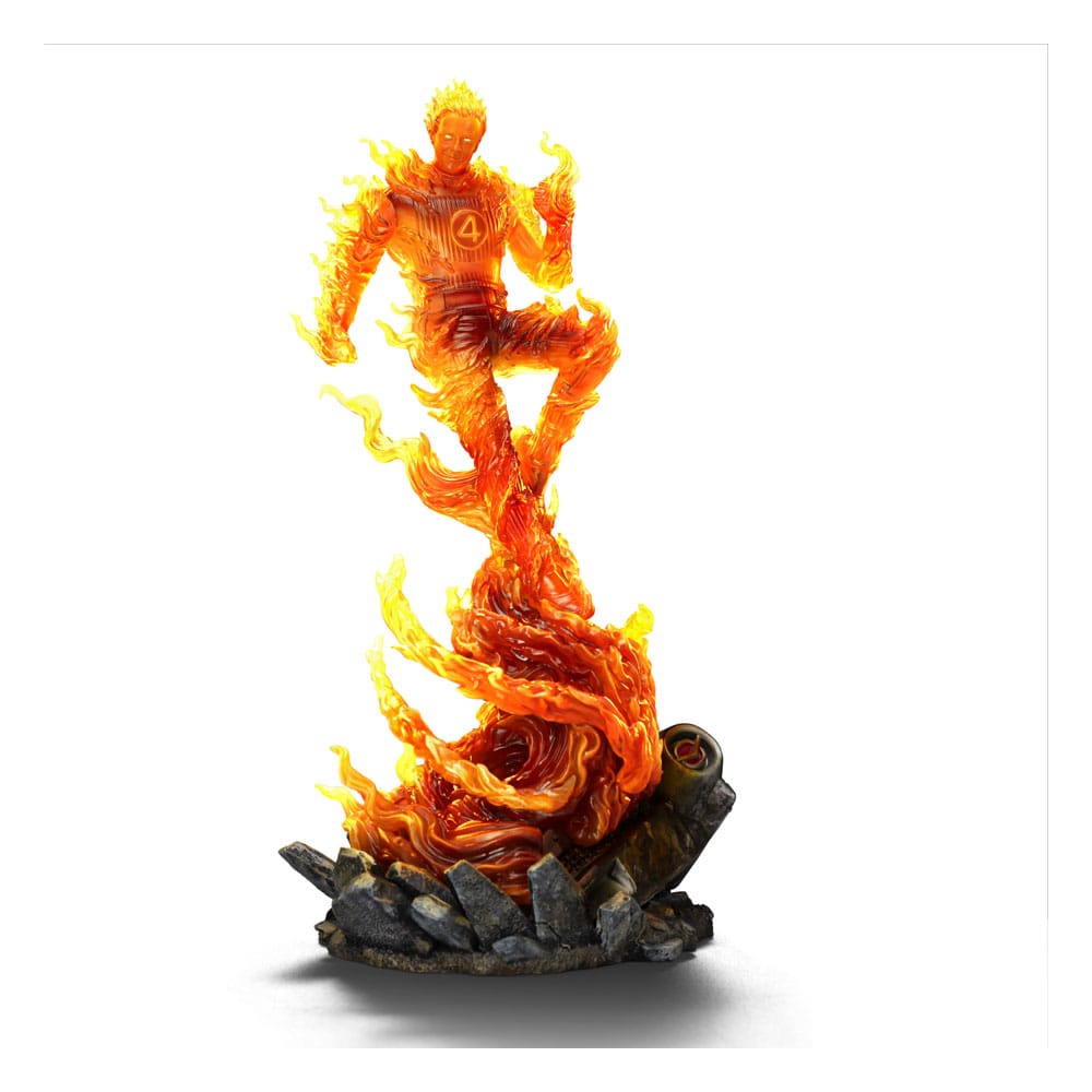 Fantastic Four Art Scale Szobor 1/10 Human Torch 30 cm