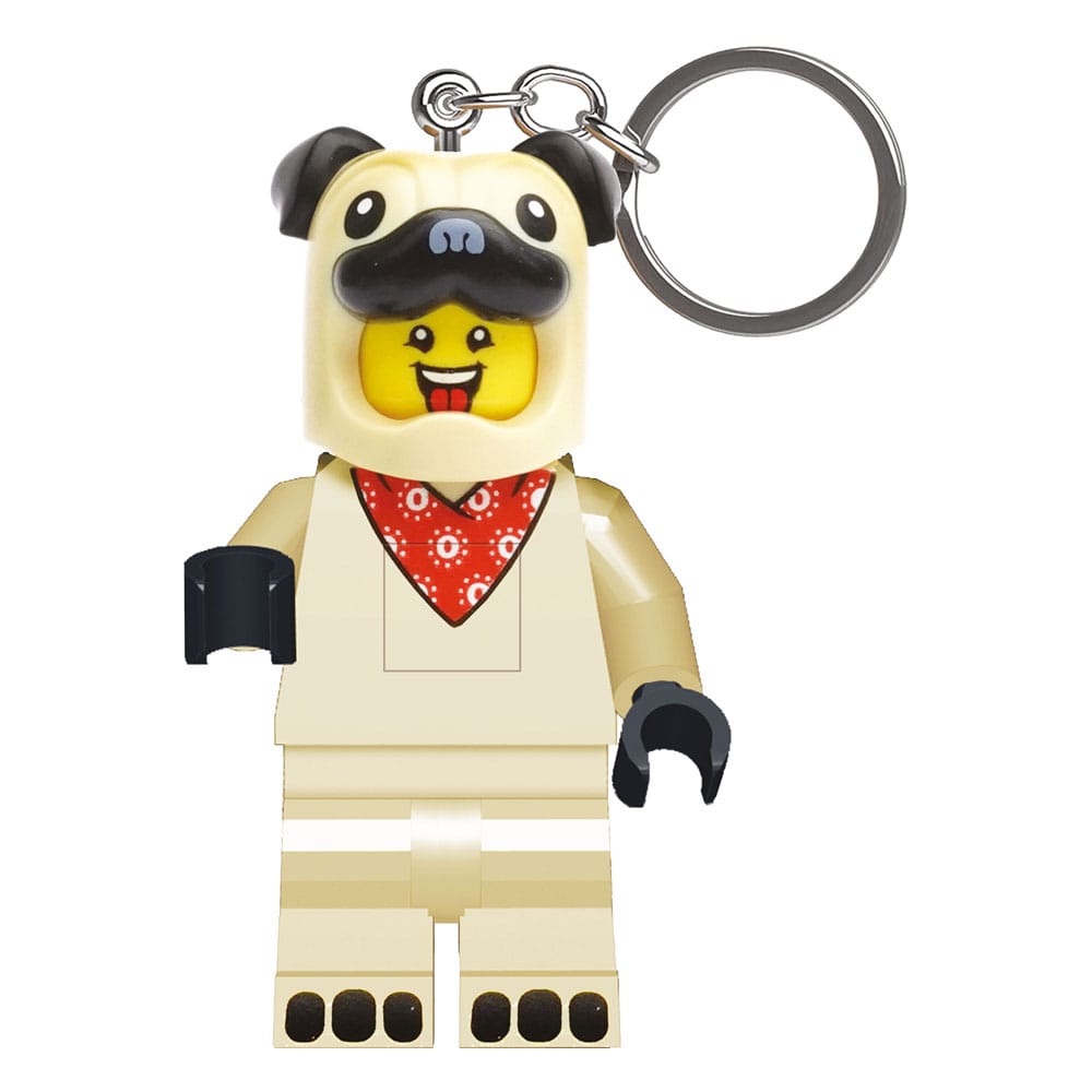 LEGO Minifigures Lámpa-Up Kulcstartó Pug 8 cm