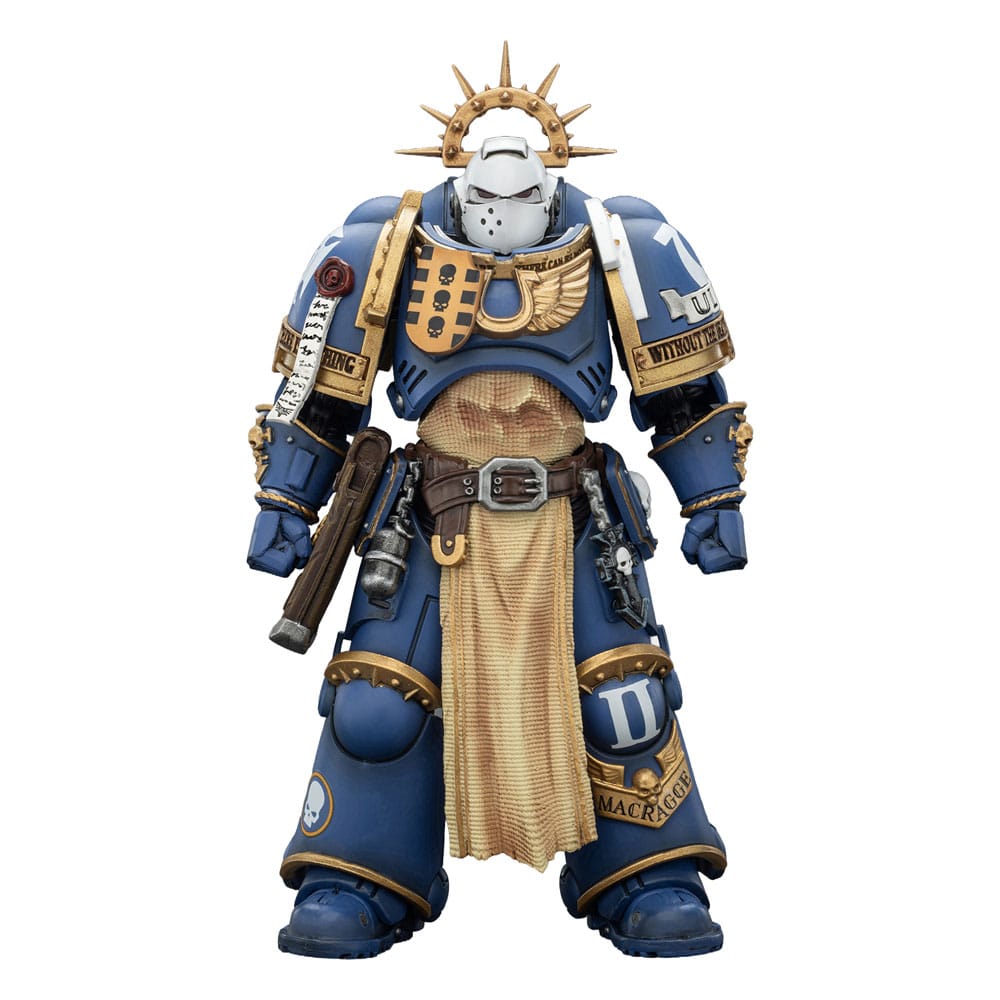 Warhammer 40,000 Akciófigura Ultramarines Levantus  Power Sword, Stormshield and Bolt Pistol 13 cm