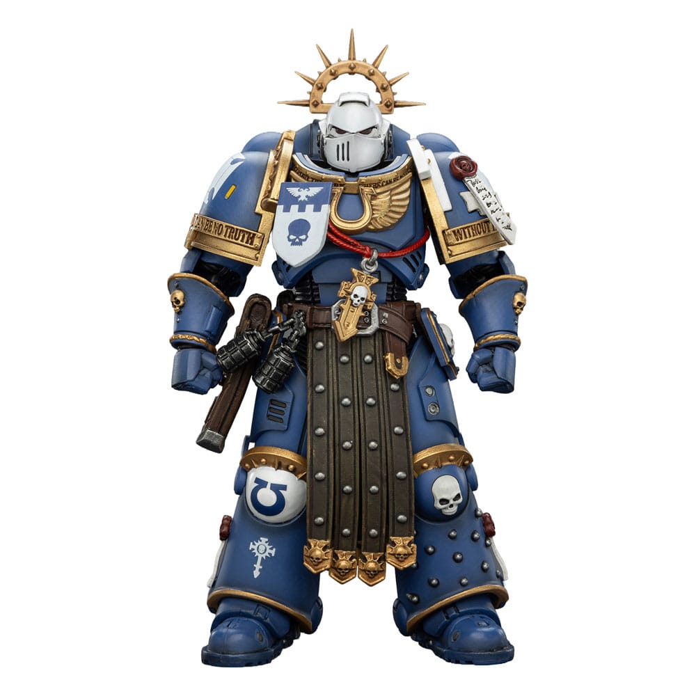 Warhammer 40,000 Akciófigura Ultramarines Torvald  Power Sword, Stormshield and Bolt Pistol 13 cm