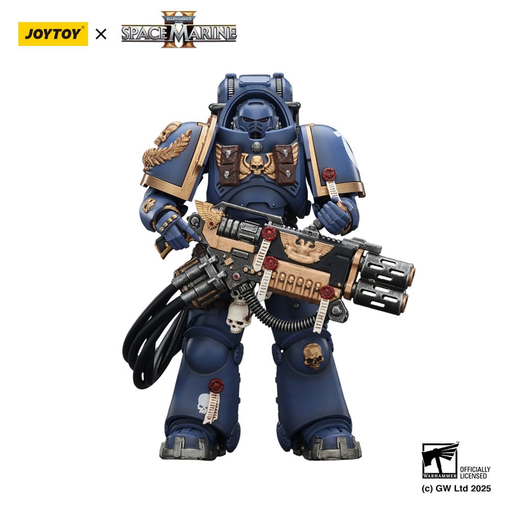 Warhammer 40,000: Space Marine 2 Akciófigura Ultramarines Heavy Artificer Armor  Relic Multi-Melta 13 cm