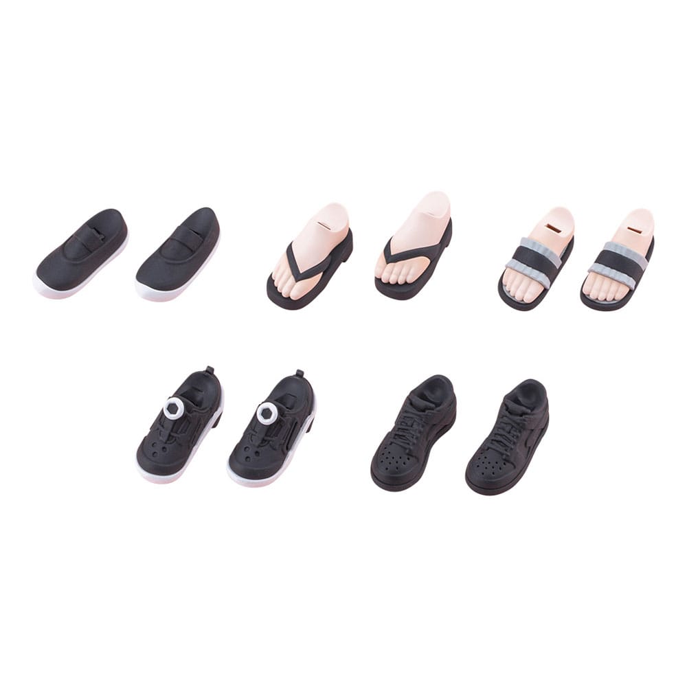 Sousai Shojo Teien Accessory Csomag for Akció Figurák Dress Up Shoes Vol.1 Color C Ver.