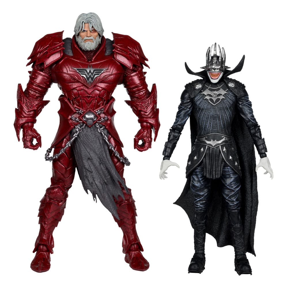 DC Multiverse McFarlane Collector Kiadás Akciófigura 2-Csomag #04 Batman who laughs (Knight Armor) & Merciless (Dark Multiverse)  18 cm