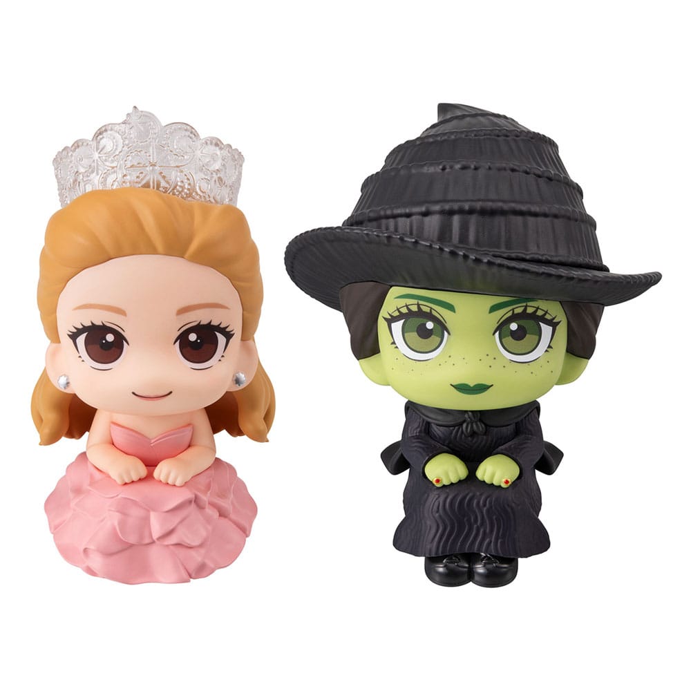 Wicked Look Up PVC Statues Elphaba & Glinda ( Ajándék) 11 cm