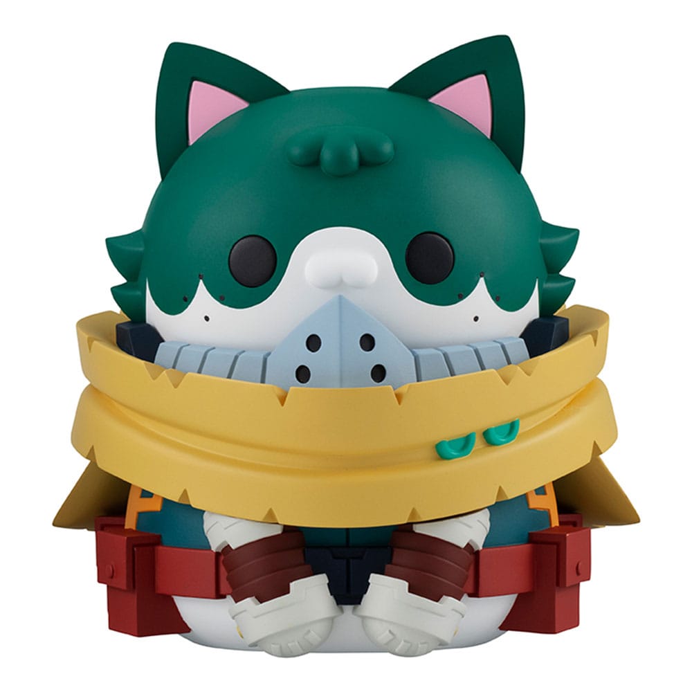 My Hero Academia Mega Cat Project Nyanto! The Big Heroaca Cats Series Series Trading Figura Izuku Midoriya 12 cm
