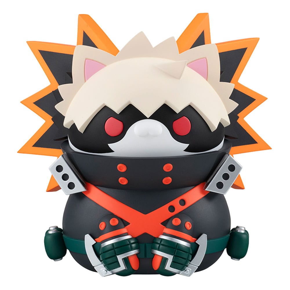 My Hero Academia Mega Cat Project Nyanto! The Big Heroaca Cats Series Series Trading Figura Katsuki Bakugo 12 cm