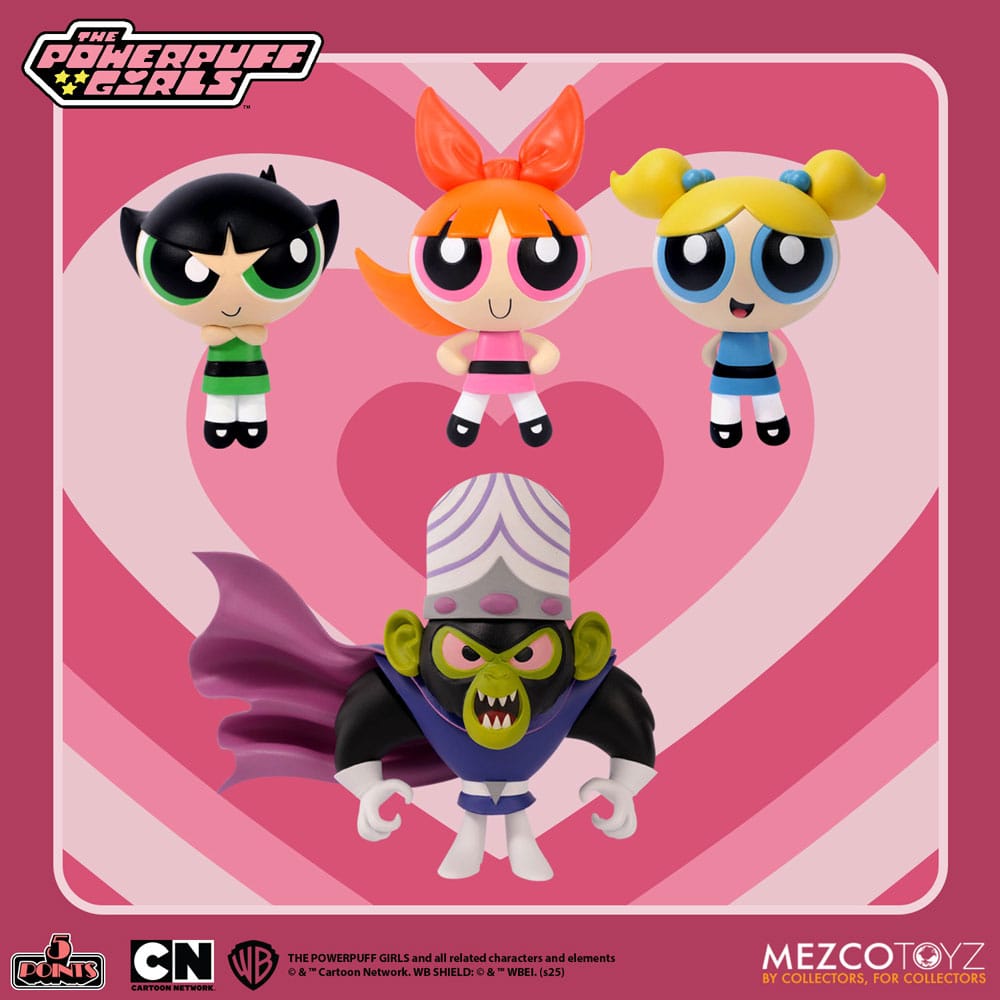The Powerpuff Girls Christmas Vacation 5 Points Akció Figurák 10 cm Válogatás (16)