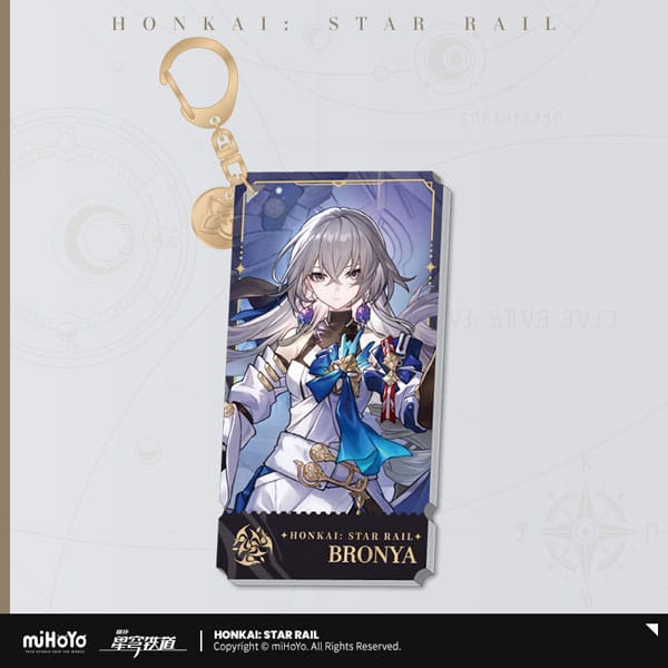 Honkai: Star Rail Character Akril Kulcstartó Bronya 9 cm