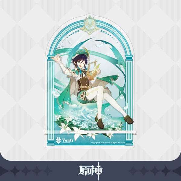 Genshin Impact Akril Telefon Tartó Venti 17 cm