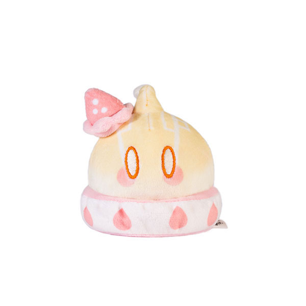 Genshin Impact Slime Sweets Party Series Plüss Figura Mutant Electro Slime Strawberry Cake Style 7cm