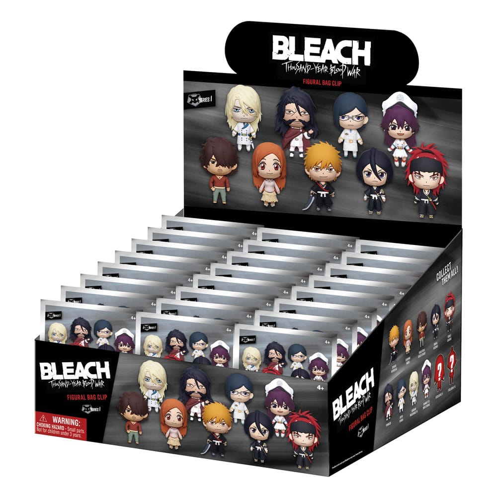 Bleach Thousand-Year Blood War 3D Foam Táska Clips Series 1 Készlet (24)