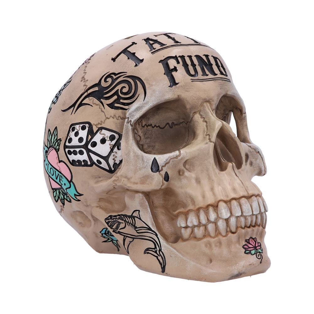Persely Skull Tattoo Fund