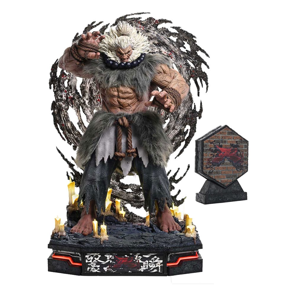 Street Fighter 6 Prémium Masterline Series Szobor 1/4 Akuma Ultimate Bonus Verzió 69 cm