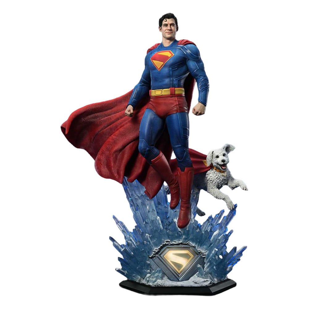Superman (2025) Real Elite Masterline Series Szobor 1/3 Superman  Krypto 95 cm